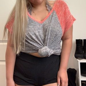 Free People Baseball Tee